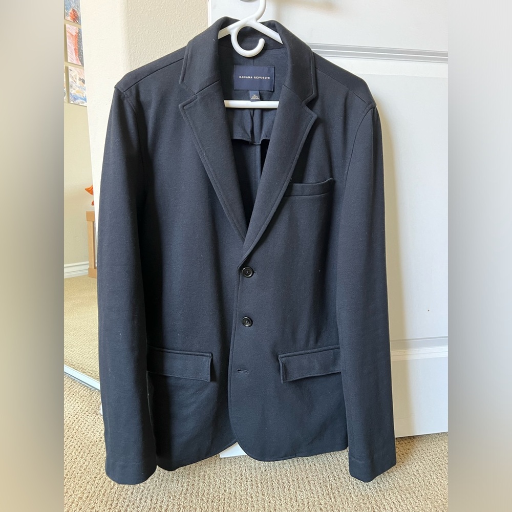 Banana republic black performance blazer. 4way stretch material